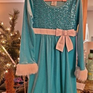 Tiffany Blue/White Bonnie Jean Dress Size 10